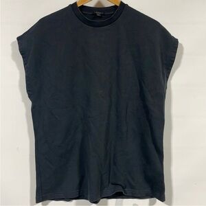 COS drop shoulder cropped tank top